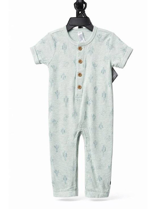 Gerber Other - Infants Short Sleeve Cactus Henley Romper Size 18 Months NWT - Modern Moments